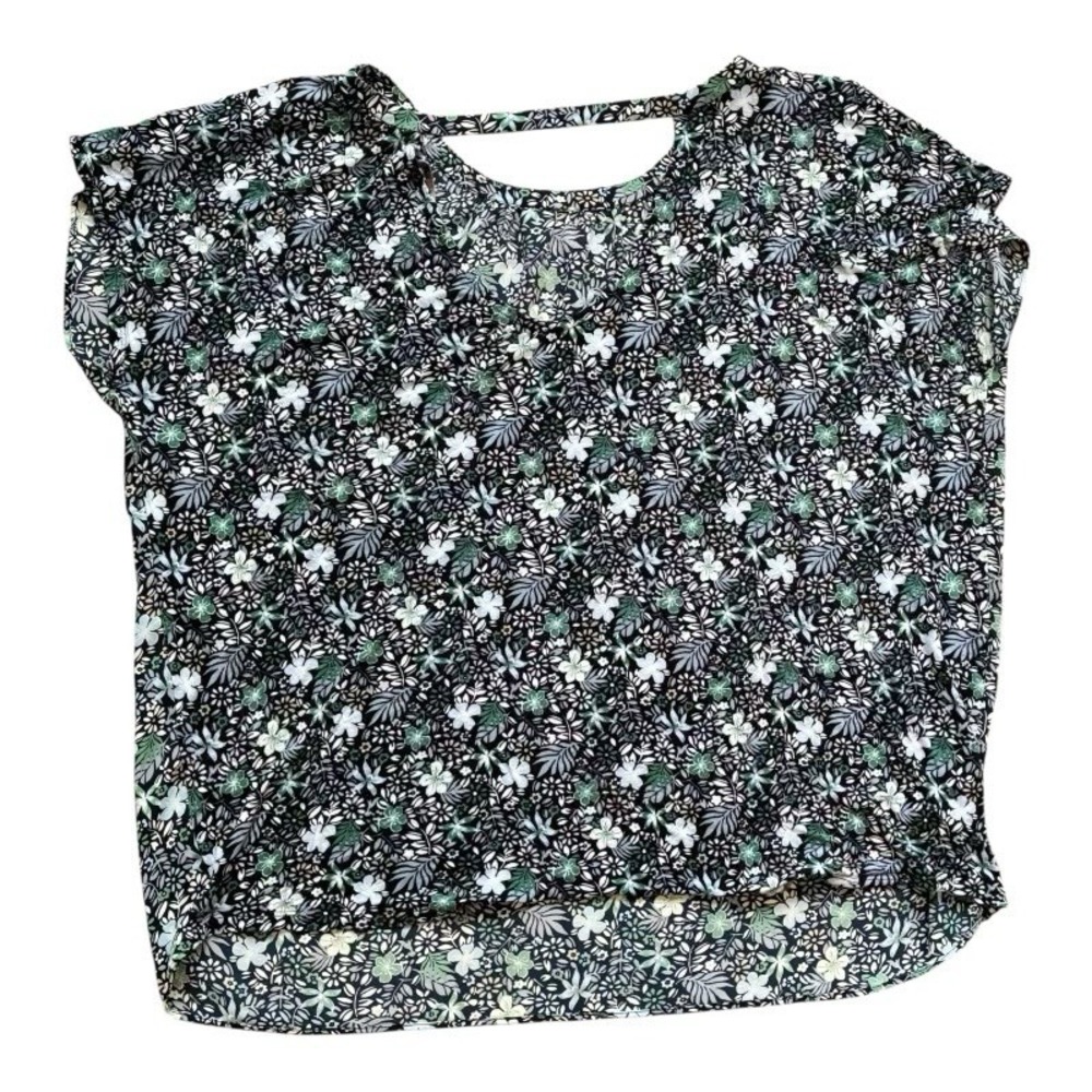 LOFT Blouse Sleeveless Floral Ditsy Woman's Size XL